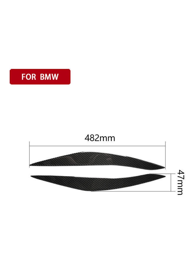 NIBEMINENT Pair Of Headlight Eyebrow For BMW F10 5 Series(2010-2013)  - Image 3