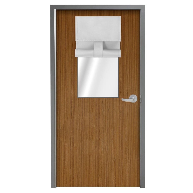 WdFour WdFour Classroom Door Window Cover  Blackout Shades for Classroom Windows  Doors No Tool Installation Room Darkening Curtains Lockdown Window Cover8W36LGreyish White 