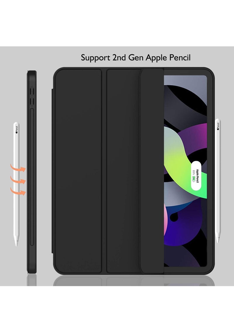 MIGOFAST iPad Air 11 Inch Case 2024 (6th Generation), iPad Air 5th Generation Case 2022/4th Generation Case 2020 10.9 Inch with Pencil Holder, Trifold Stand Smart Case (Black) - Image 4