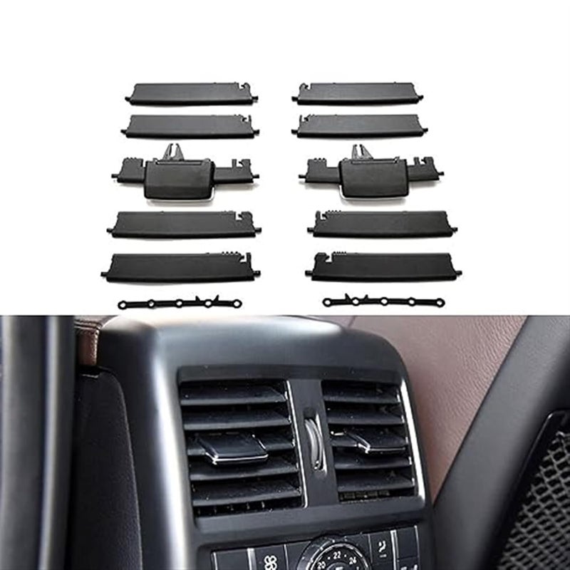 Yurefax Car Rear Air Conditioner Vent Grille Outlet Tab Clip Slider - Image 5