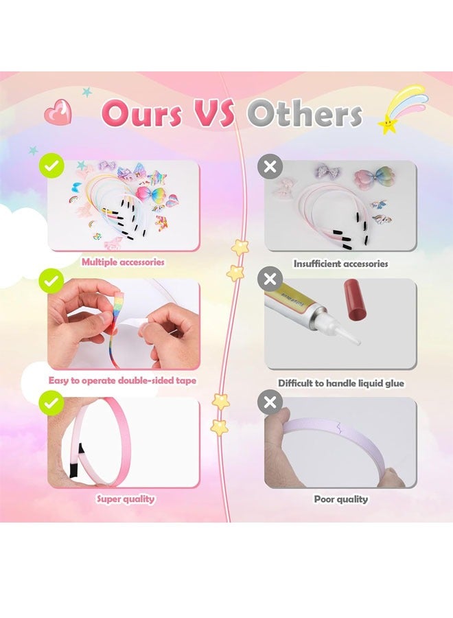 Beauenty Headband Making Kit, DIY Headband Making Kit for Girls - Image 3