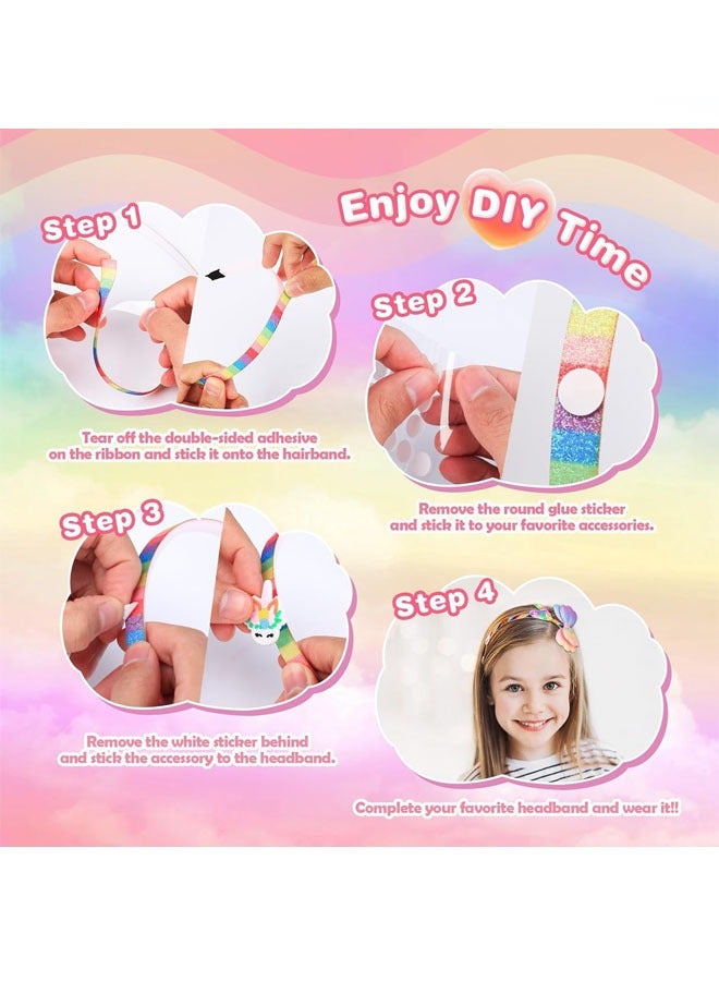 Beauenty Headband Making Kit, DIY Headband Making Kit for Girls - Image 4