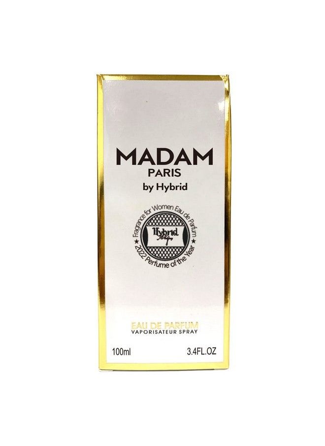 Hybrid & Company - Madam Paris Fragrance For Women Eau De Parfum Natural Spray Classic Scent 3.4 Fl Oz - Image 1