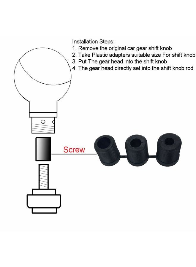 Abfer Weighted Shift Knob Tall Gear Stick Shifting Extension Car Long Shifter Knob Fit Most Manual Automatic Transmission Vehicle, Gray - Image 5