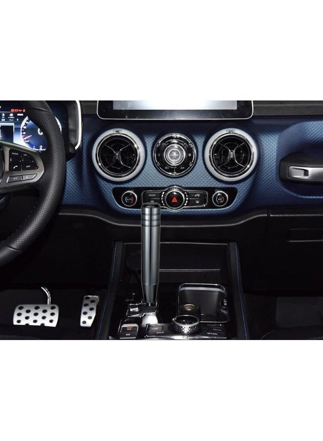 Abfer Weighted Shift Knob Tall Gear Stick Shifting Extension Car Long Shifter Knob Fit Most Manual Automatic Transmission Vehicle, Gray - Image 3