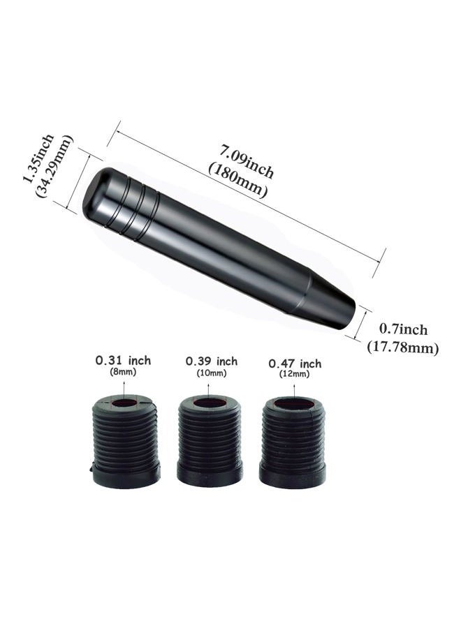 Abfer Weighted Shift Knob Tall Gear Stick Shifting Extension Car Long Shifter Knob Fit Most Manual Automatic Transmission Vehicle, Gray - Image 4