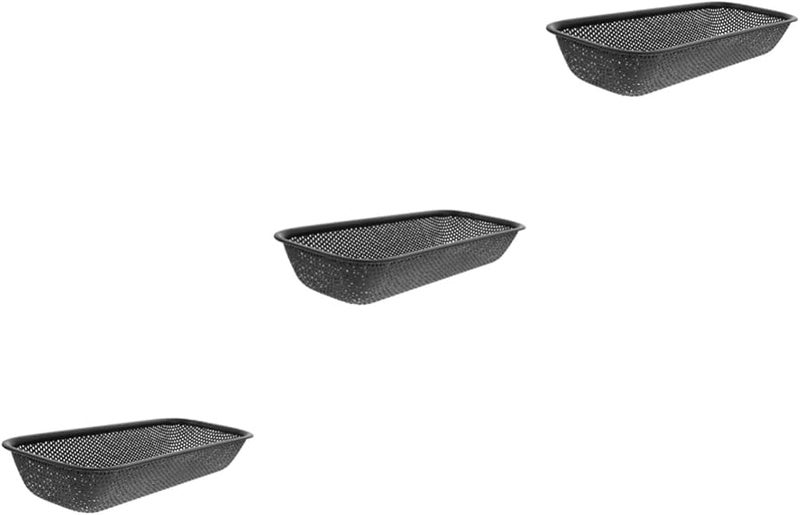 3 Piece Stainless Steel Utensil Holder Compact Dish Drying Basket For Cutlery Chopsticks - Image 1
