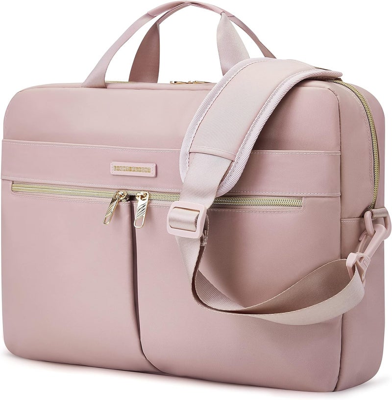LIGHT FLIGHT 15.6/17.3 Inch Laptop Bag, Briefcase for Women, Large Laptop Case Computer Bag Office Travel Business, Nylon | 15.6/17.3 Inch, Large, Office, Travel, Business, Nylon - Image 1