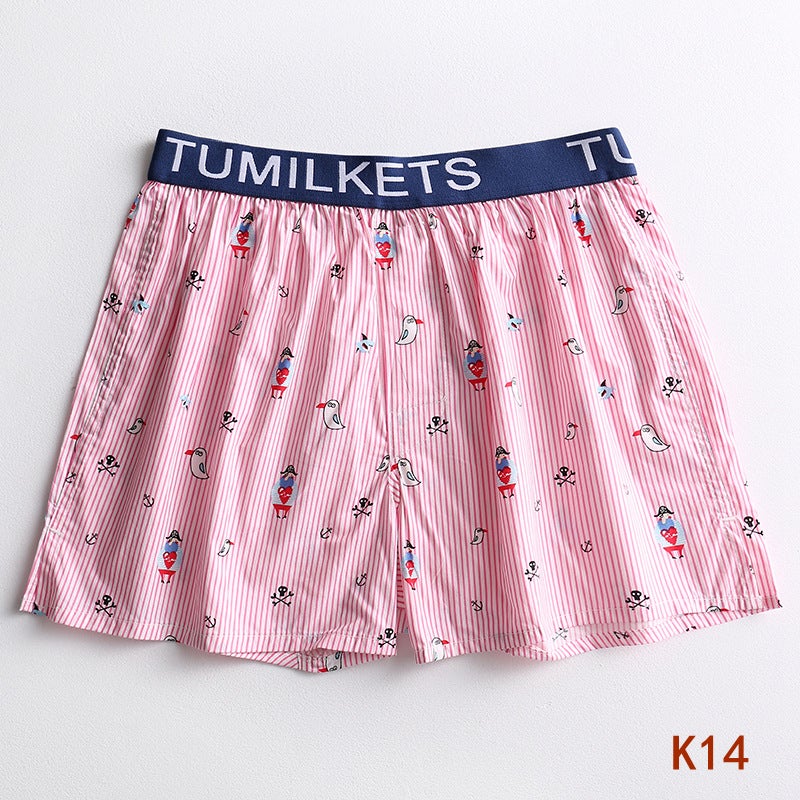 Tumi Source Factory Men's Printed Boxers Head Loose Woven Arlo Pants Boxer Briefs Cotton plus size - Image 5