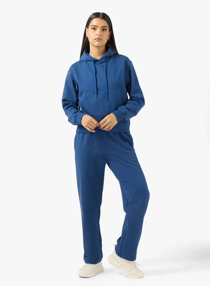 Ginger Basics  Cotton Hooded Oversize Fleece Sweatshirt for Women | Best Price UAE