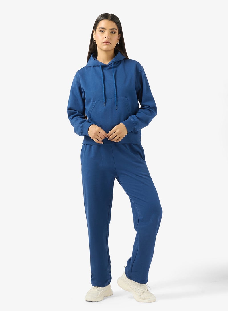 Ginger Basics Cotton Hooded Oversize Fleece Sweatshirt - Image 4