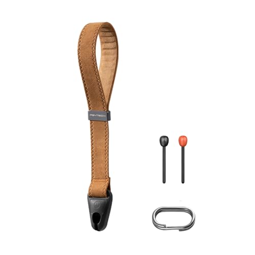 PGYTECH Camera Wrist Strap for Photographers Adjustable Quick Release Camera Hand Strap for Sony Nikon Canon GoproBrown - Image 1