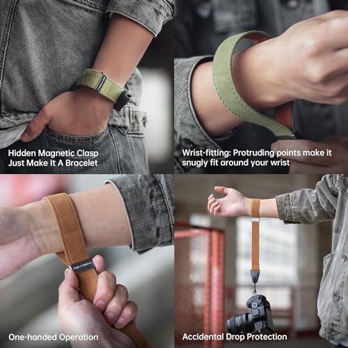 PGYTECH Camera Wrist Strap for Photographers Adjustable Quick Release Camera Hand Strap for Sony Nikon Canon GoproBrown - Image 3