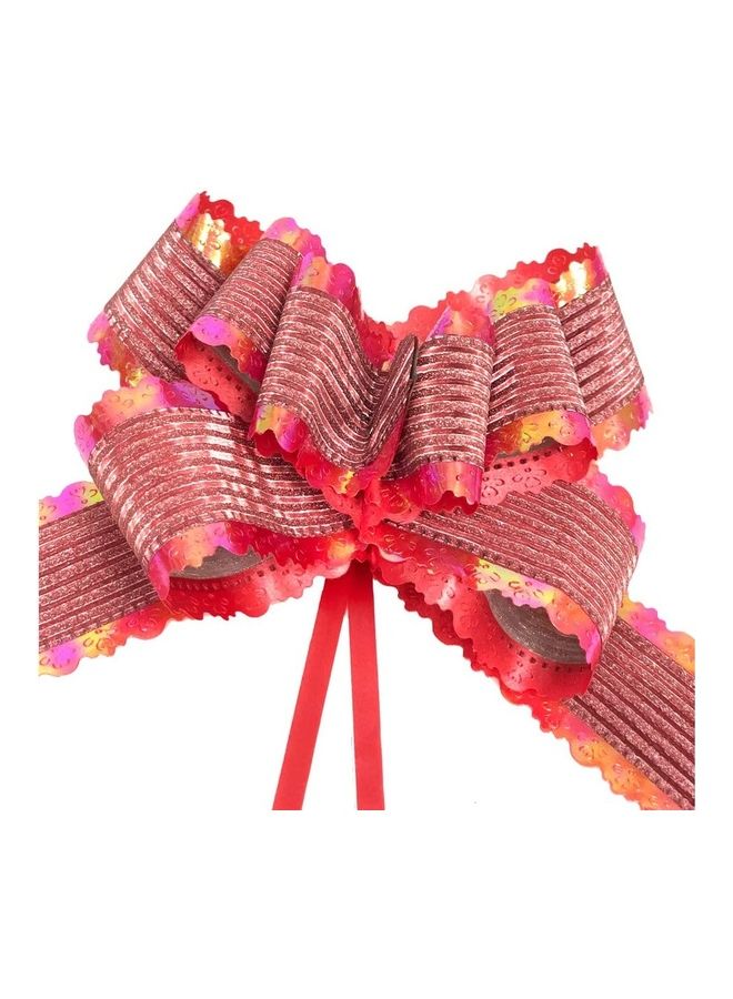 Loquat 50-Piece Gift Wrapping Pull Bows Set Pink/Red/Yellow - Image 2