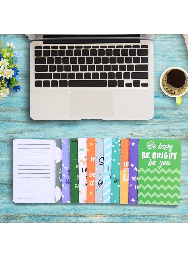 Zonon 24 Pcs Mini Colorful Notebooks Bulk Gifts, Funny Motivational Journals Notepads Inspirational Notepads Kids Small Pocket Notebook Teacher School Office Prizes Travel(Positive Style) - Image 5
