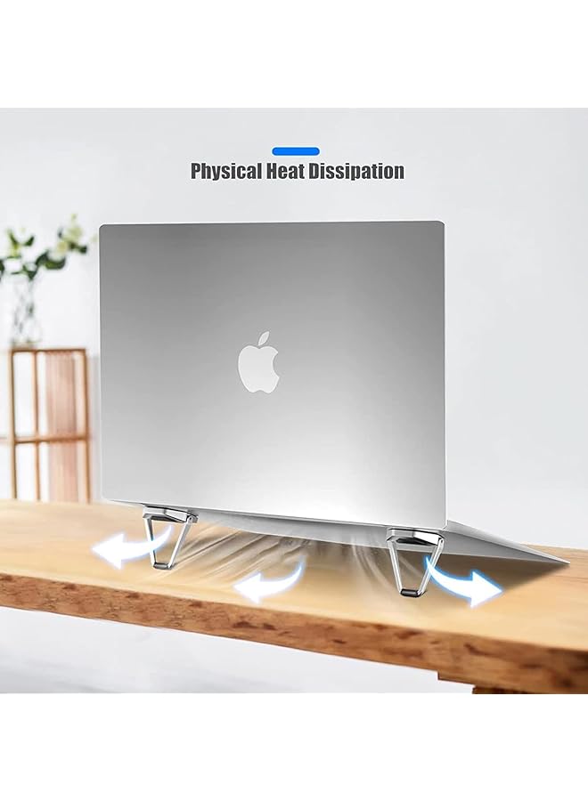erorex Adjustable Laptop And Keyboard Stand 2 Pcs Portable Invisible Laptop Stand Mini Laptop Stand Compatible With Macbook Dell Hp And Other 10 17 Inches Laptop - Image 3