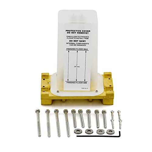 Tearel Rough-in Valve Replacement for R4700-FLWS, Compatible with D Floor-Mount Freestanding Tub Filler(with Screwdriver Stops) - Image 4