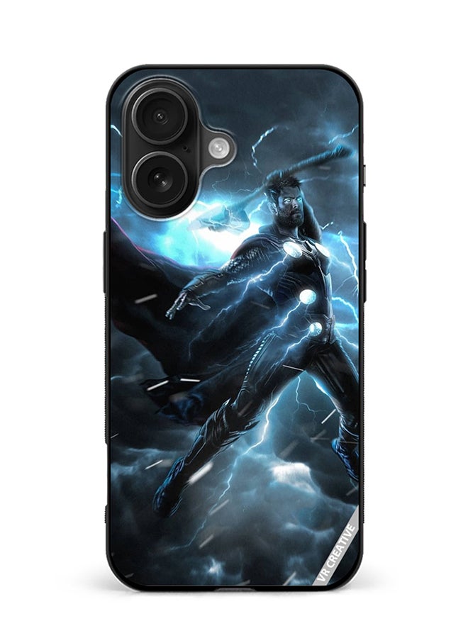 VR CREATIVE Protective Case Cover For Apple iPhone 16 Thor Design Multicolour