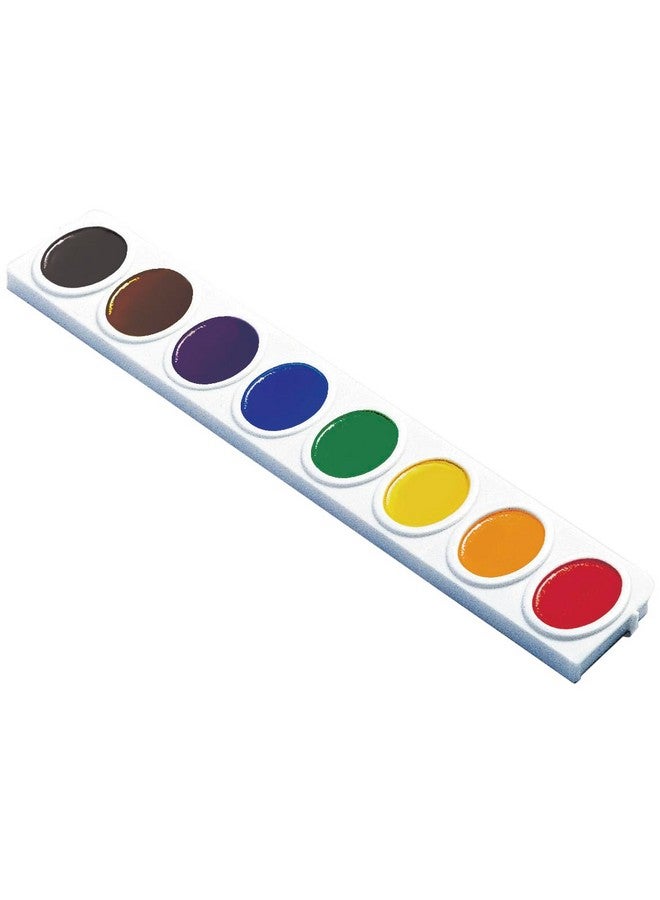Prang Oval Pan Watercolors Set Refill Tray, Assorted Colors, 1 Count (Pack of 3) - Image 1