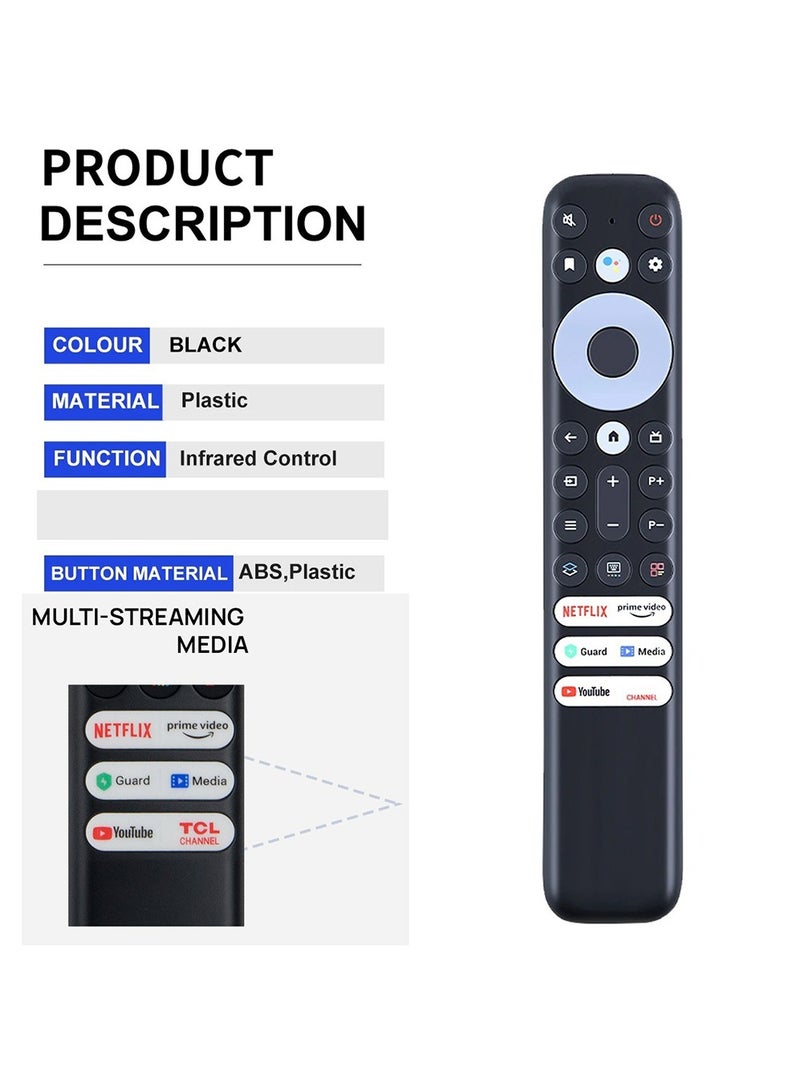 X-level Remote Control For 4K Screen Black New Replacement RC902V FMR1 Remote Control Fit for Android TV - Image 4