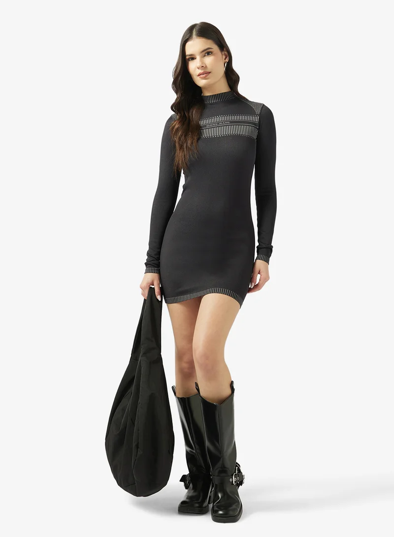 Guess  Enginered Seamless Mini Dress for Women | Best Price UAE