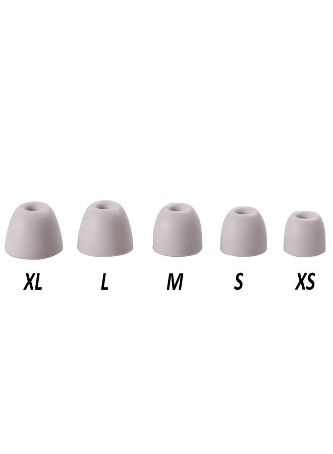 luakesa Replacement Eartips Silicone Buds Ear Tips Set for Powerbeats pro 2 Wireless Earbuds,10 Pairs (Quick Sand) - Image 2