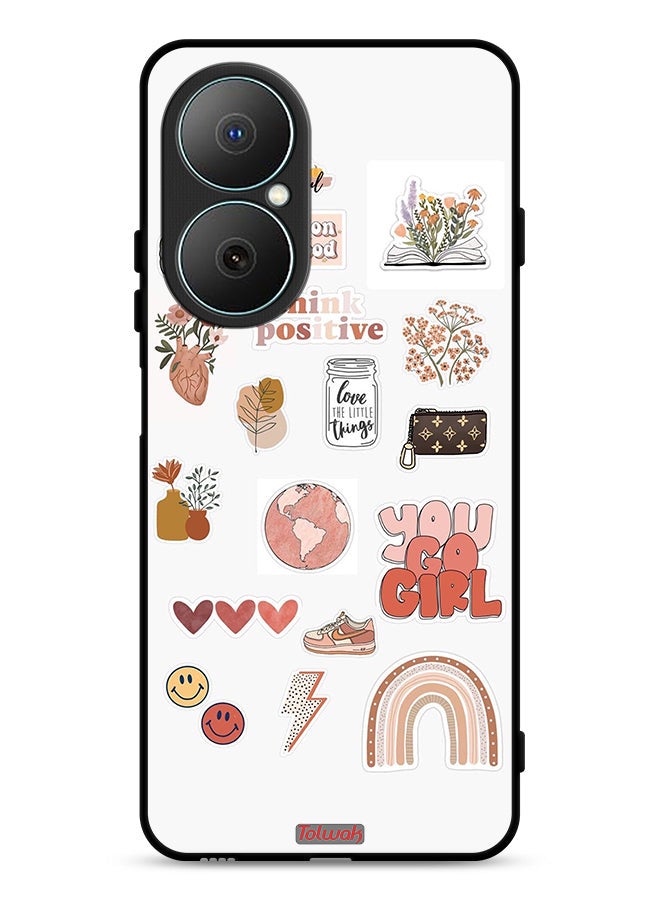 Tolwak Huawei Nova Y73 Protective Case Cover You Go Girl