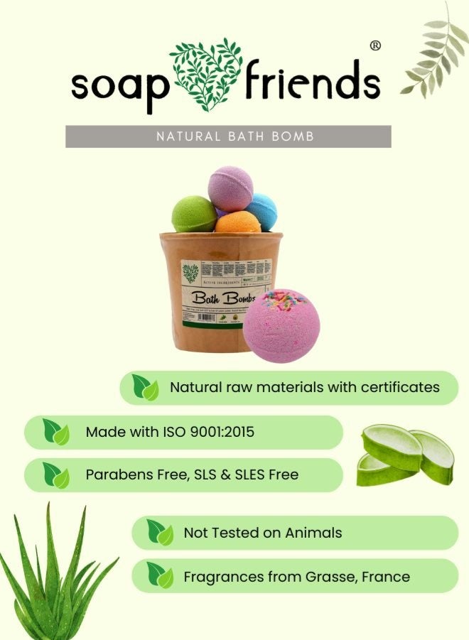 الصابون والأصدقاء مجموعة صغيرة من قنابل الاستحمام الفوارة من Soap&Friends Deluxe Collection (8 × 40 جم) - Image 5