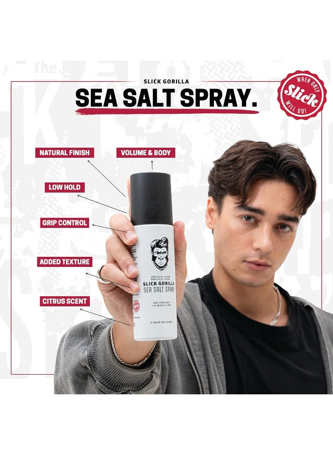 Slick Gorilla Sea Salt Spray – 200ml (6.76 fl oz) for Textured, Beachy Waves & All-Day Volume - Image 2