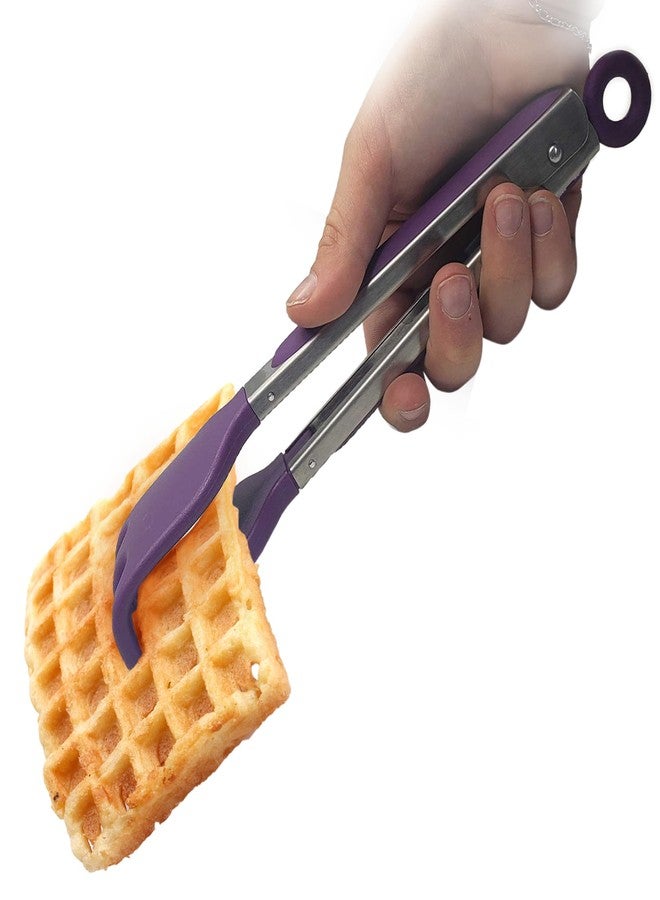 Kitchen Discovery Grabber Tongs - Kitchen Discovery - 2-in-1 Spatula and Fork for Controlled Flipping of Waffles, Pancakes, Grilled Cheese, Burgers, and More - Image 1