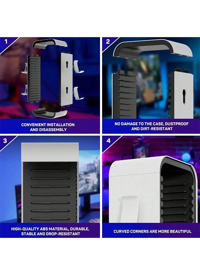 Generic - Storage Tower For PS4 Xbox Switch PS5 Discs Storage For Playstation 5 Switch OLED Game Card Stand XBOX Series Controller Hook Handle Holder - Image 1
