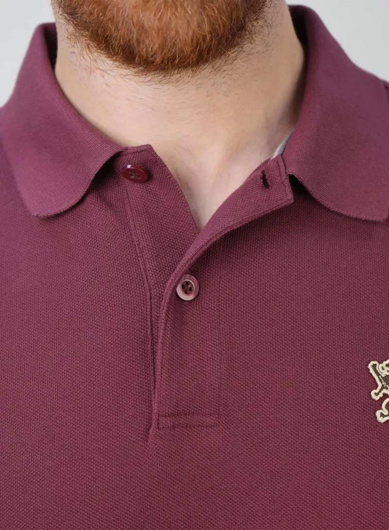 GIORDANO  Men's Performance Polo: Classic Piqué, Tipped Collar, Embroidered Detail for Men | Best Price UAE