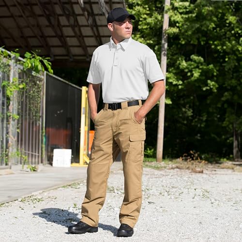 Propper Men's I.C.E. Men's Short Sleeve Performance Polo Shirt, White, 5X-Large Regular - Image 3