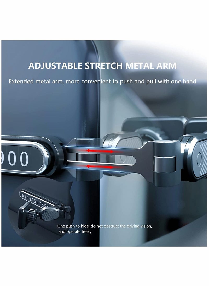 SYOSI Phone Mount Suspended Screen Mount for Tesla Magnetic Car for Model 3 Y 360 Degree Adjustable Head Universal All Devices (Black) - Image 3