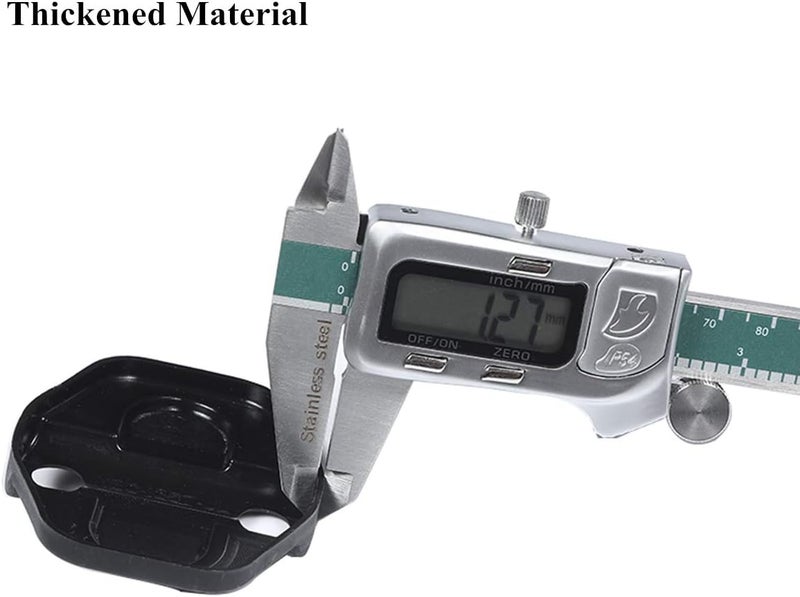 YOCTM Door Lock Decoration Cover for 2018 2019 2020 2021 2022 2023 2024 Jeep Wrangler JL JLU 4XE Unlimited Sahara Sports Rubicon Gladiator JT Door Lock Cover Parts Accessories Black (2-Door) (Pack of 4) - Image 4