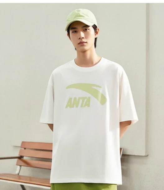 ANTA Classic Knit T-Shirt/3A Antibacterial Tech · IceCool Comfort · Effortless Everyday Style