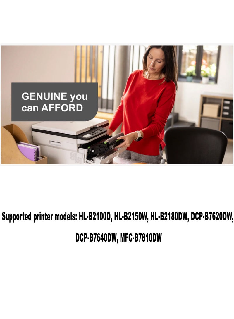brother TNB028 Black Toner Cartridge for DCP-B7620DW, B7640 MFC-B7810DW 2600 Pages black - Image 3