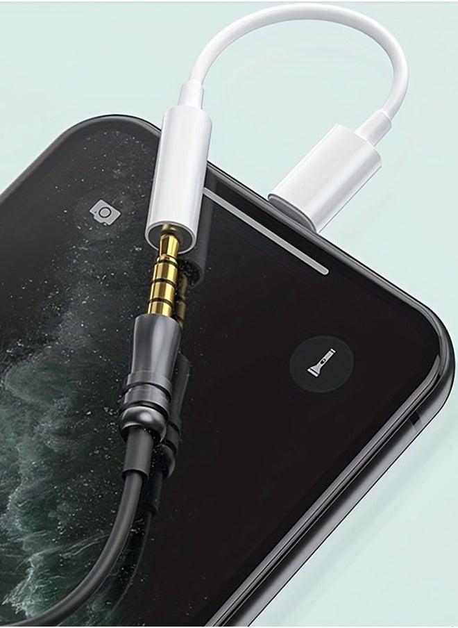 Generic - Headphone Jack Adapter Cable For iPhone To 3.5mm earphone Aux Audio Adapter - Image 1