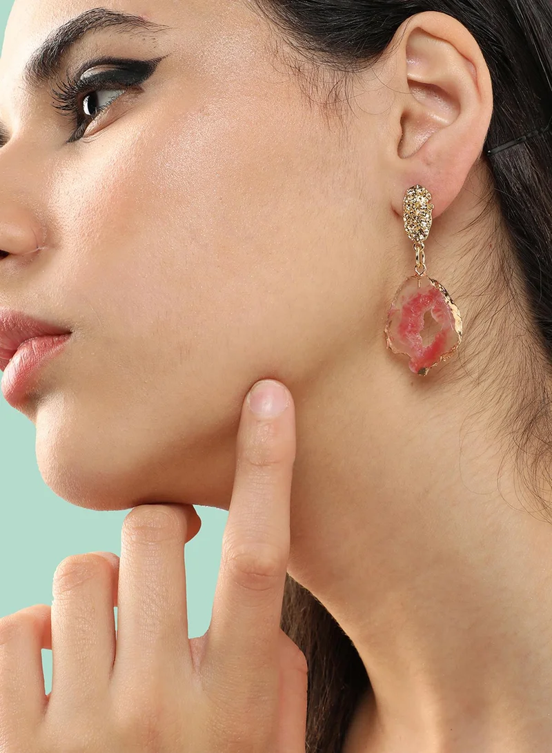 SOHI Party Designer Stone Artificial Drop Earring Jewellery
