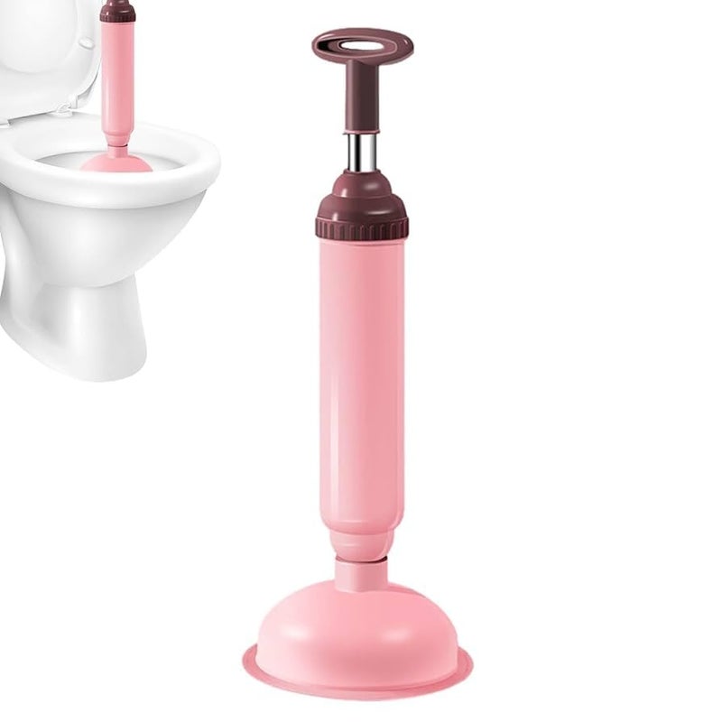 WEYPIX High Pressure Air Power Toilet Plunger – Bathroom Drain Clog Remover Vacuum Pump for Western Toilets, Bathtub, Sink & Floor Drains – Reusable Pipe Unblocker Tool (Pack of 1, Multicolor) - Image 1