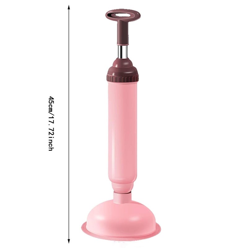 WEYPIX High Pressure Air Power Toilet Plunger – Bathroom Drain Clog Remover Vacuum Pump for Western Toilets, Bathtub, Sink & Floor Drains – Reusable Pipe Unblocker Tool (Pack of 1, Multicolor) - Image 2