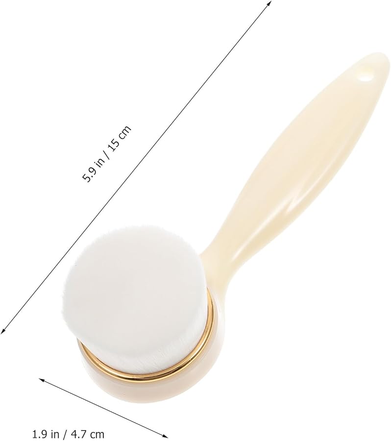 Soft Bristle Facial Cleansing Brush For Women With Ergonomic Grip Gentle Deep Cleansing Makeup Removal Tool - Image 3