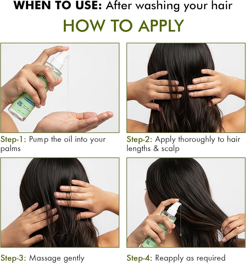 Botanic Hearth Argan & Jasmine Hair Oil for Frizz Control & Lightweight Shine – Light, Non-Greasy Hair Serum for Dry, Frizzy, and Fine Hair – 100 ml (3.4 fl oz) - Image 5
