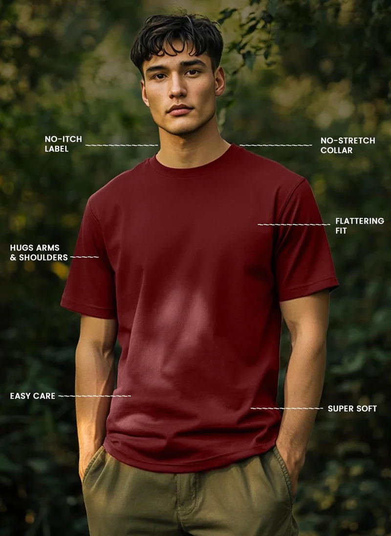 NOBERO  Nobero Men’s T-Shirt | Casual & Comfortable Everyday Wear for Men | Best Price UAE