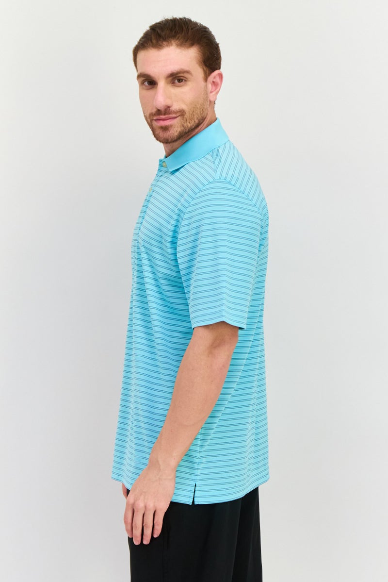 Greg Norman Women Sportswear Fit Short Sleeve Outdoor Polo Shirt, Green - Image 3