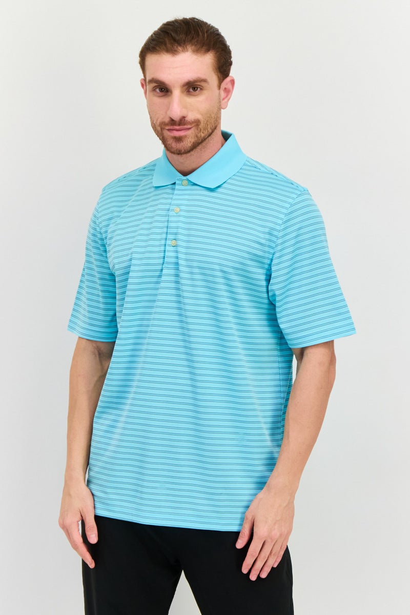 Greg Norman Women Sportswear Fit Short Sleeve Outdoor Polo Shirt, Green - Image 1