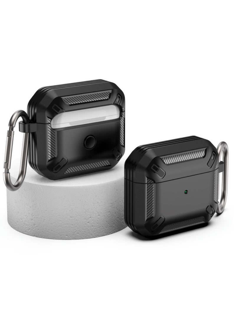 Cellairis Apple AirPods 3 Case, Carbon Case For Apple AirPods 3 - Black - Image 2