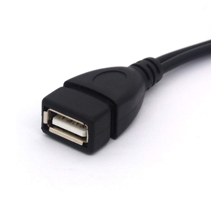 NEORTX Micro USB OTG Splitter Cable, Micro USB OTG Power Enhancer Cord USB 2.0 A Female to Micro USB Male and Micro 5 Pin Female Adapter Host Converter Cable - Image 4