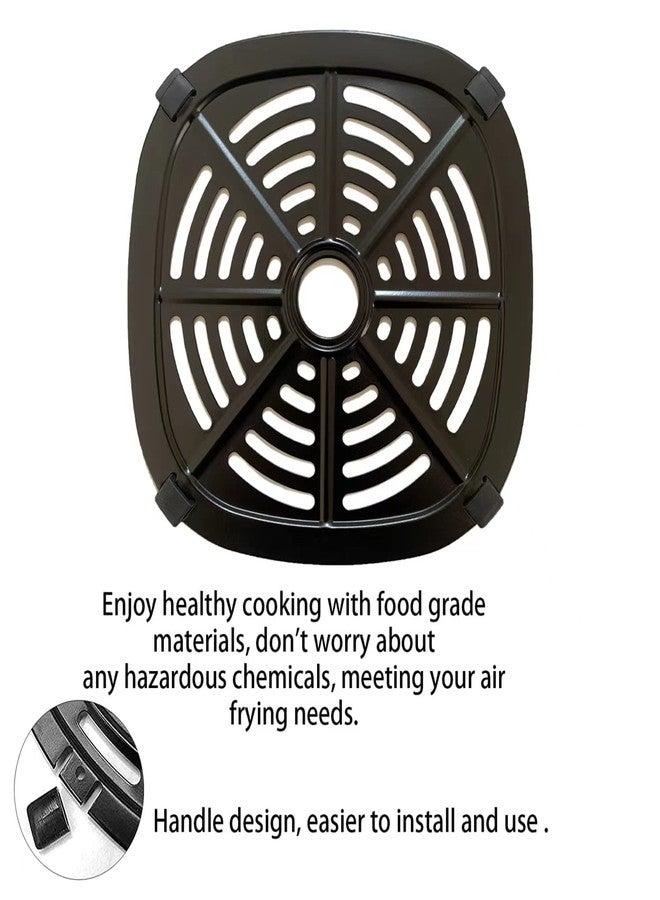 GSZN صينية شواء GSZN لقلايات داش الهوائية سعة 2.6 لتر، صينية تحمير ممتازة غير لاصقة، شبكة داخلية لقلاية سعة 2.6 لتر، لون أسود، آمنة للغسل في غسالة الأطباق - Image 5