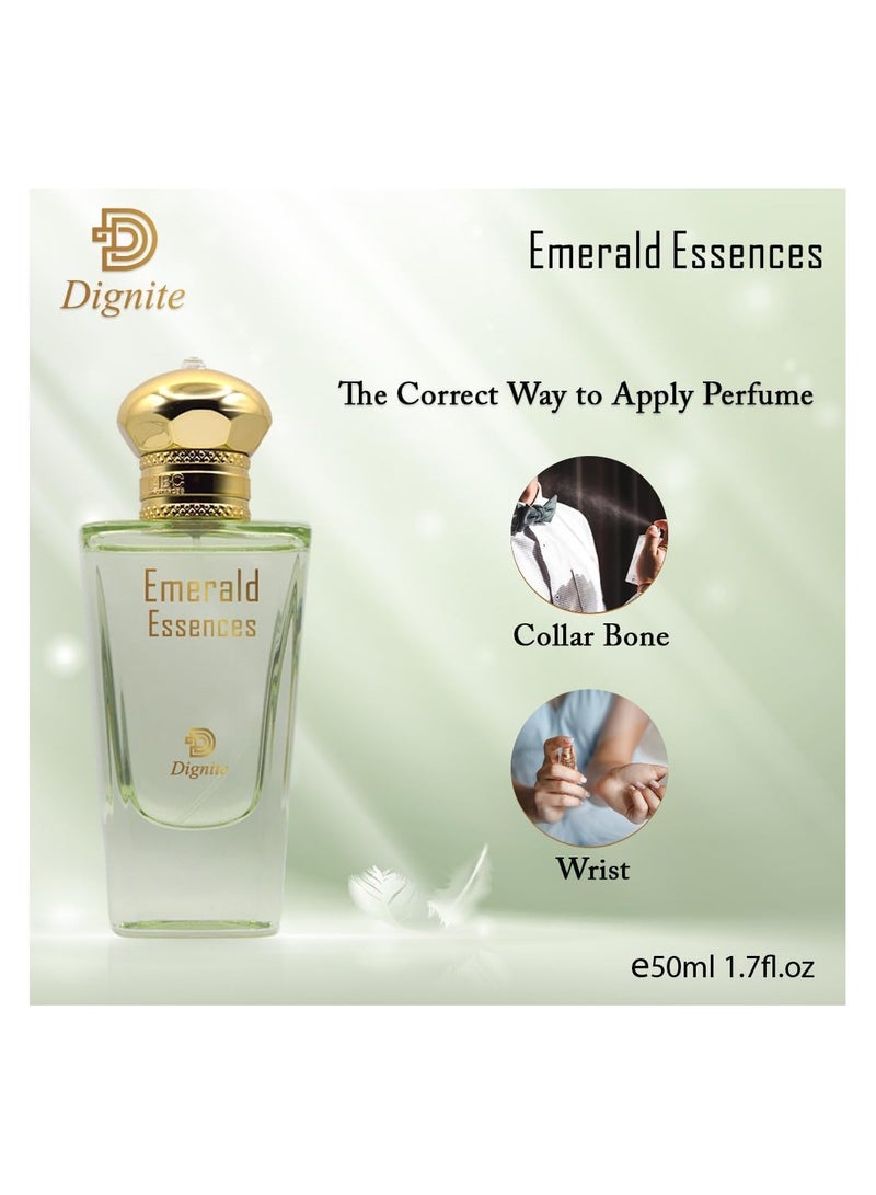 ديجنيت زمرد كريمة   عطر ايسنس   50 مل - ماء عطر - لها - Image 4